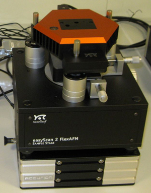 Picture of AFM, Nanosurf Flex